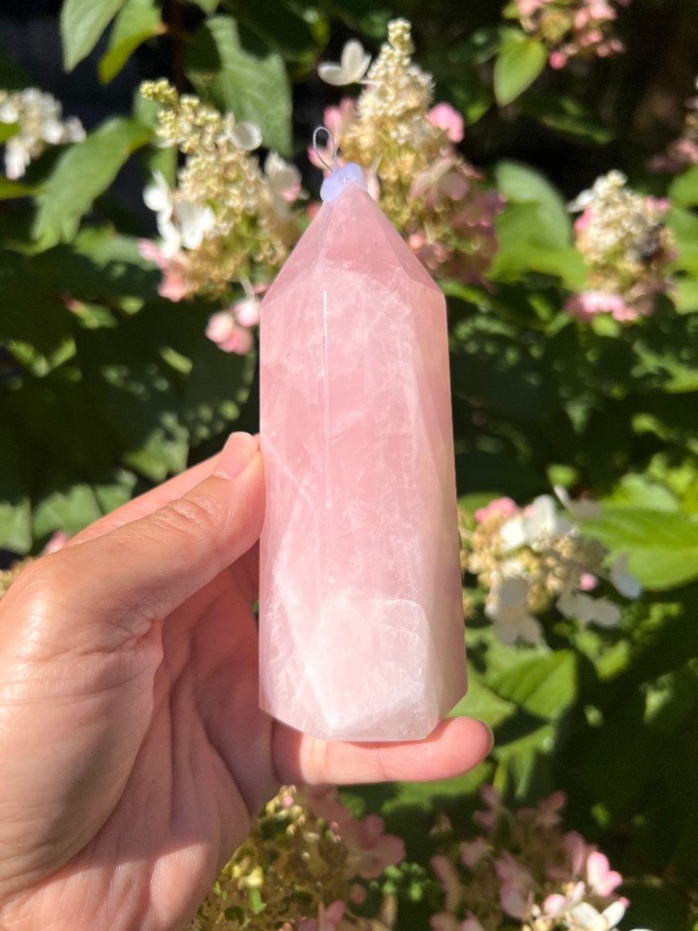 Rose (5) quartz Tower | crystal